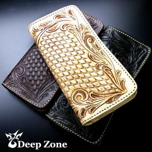 DAYSART（デイズアート） 長財布 オーストリッチ革 メンズ 本革レザー