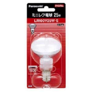 Panasonic ミニレフ電球 100V 50W形 E17口金 LR100V50WSK ×1 白熱電球