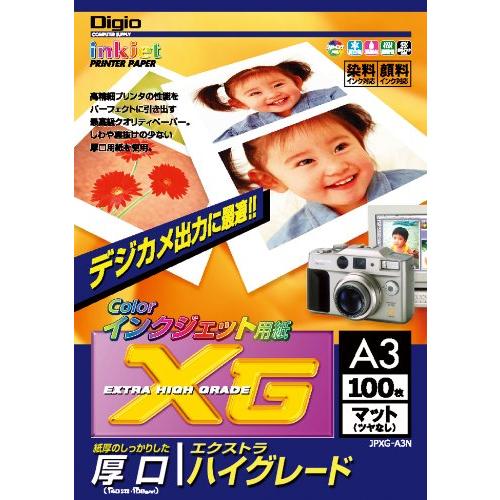 ナカバヤシ インクジェットペ?パ?／Ａ３／１００枚 JPXG-A3N