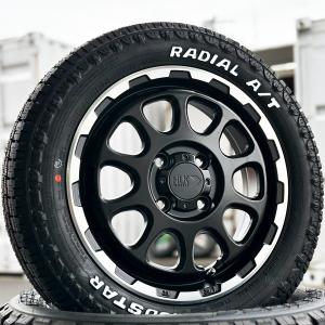 スチール14インチ+マッドスター155/65R14R/Tホワイトレタータイヤ４本 MUDSTAR 送料無料 155/65R14 マッドスター ラジアルA/T ホワイトレター