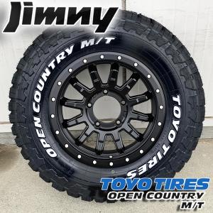 TOYO OPEN COUNTRY16インチM/T＋アルミホイール＋ナットセット リフトアップ ジムニー JB64 JB23 JA11 タイヤホイール 4本セット
