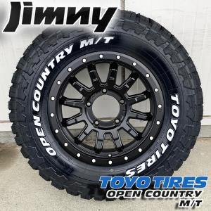 リフトアップ ジムニー JB64 JB23 JA11 タイヤホイール 4本セット トーヨー オープンカントリー MT 225/75R16 ホワイトレター