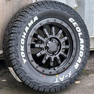 送料込☆ヨコハマジオランダーX-AT☆145R14C☆ハイゼットジャンボ GEOLANDAR ホワイトレター リフトアップ ハイゼットジャンボ トラック