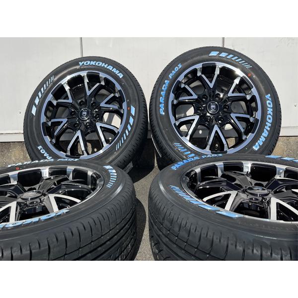 車検対応!! 17インチ 6.5j 新品 4本 タイヤホイールセット 6H 215/60R17 ハイ...