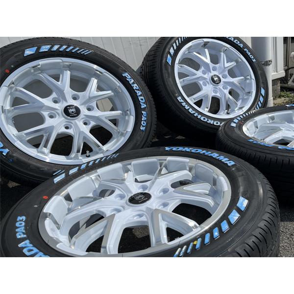 純正車高装着可!! 17インチ 6.5j 新品 4本 タイヤホイールセット 215/60R17 ハイ...