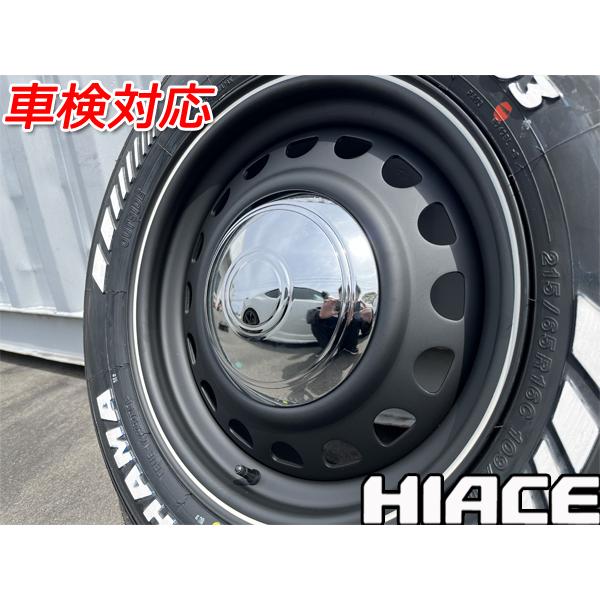 純正車高装着可!! 16インチ 7j+38 215/65R16C 4本セット 新品 タイヤホイールセ...