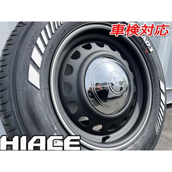 純正車高装着可!! 16インチ 7j+38 215/65R16C 4本セット 新品 タイヤホイールセ...