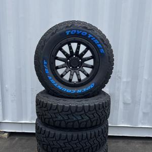 OPEN COUNTRY マットブラック ロックフォース 新品 16インチタイヤ