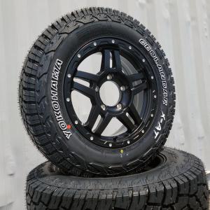 ジムニー　ヨコハマ ジオランダー X-AT 195R16C 5本 GEOLANDAR 5本セット ジムニー 195R16C タイヤ ホイール セット