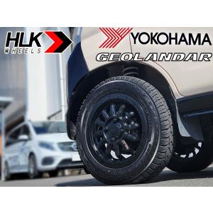 GEOLANDAR 新品 14インチ タイヤホイール 4本セット HLK ロック