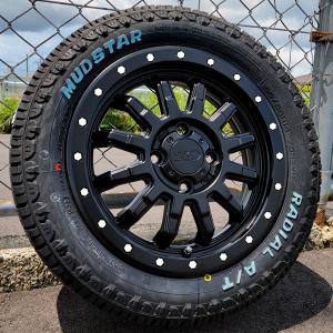 軽トラ 軽バン タイヤ ホイール 新品 4本 セット 14インチ MUDSTAR RADIAL マッドスター ラジアル AT 155/65R14 165/65R14 ホワイトレター リフトアップ