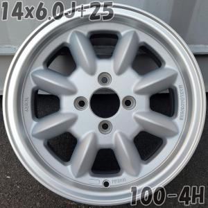 14 x 6J +25 PCD100 4H 4穴 新品 ホイール 4本セット 14インチ 6.0J pcd 100 7j マットサンドシルバー レーシング 軽自動車 軽四 ドリフト WR110-SIL｜aladdin-wheels