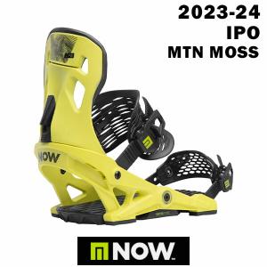 23-24 NOW SNOWBOARD BINDING IPO MTN MOSS 2024 ナウ スノーボードバインディング  アイピーオー MTN モス　正規品｜alajin