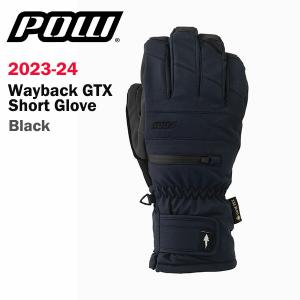 23-24 POW Wayback GTX Short Glove +WARM  BLACK 2024 パウ ウェイバック GTX ショートグローブ +ウォーム 正規品　送料無料｜alajin