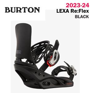 23-24 BURTON SNOWBOARD BINDING Women's Lexa Re:Flex BLACK 2024 バートン スノーボードバインディング  レディース  ブラック 正規品｜alajin