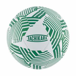 TACHIKARA  タチカラ  GUM FOOTBALL 4.5 White / Green フリースタイルフットボール   4.5号　正規品｜alajin