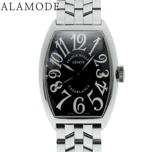 【保証書付】フランクミュラー カサブランカ 5850CASA AC SS ブラック 自動巻き メンズ...