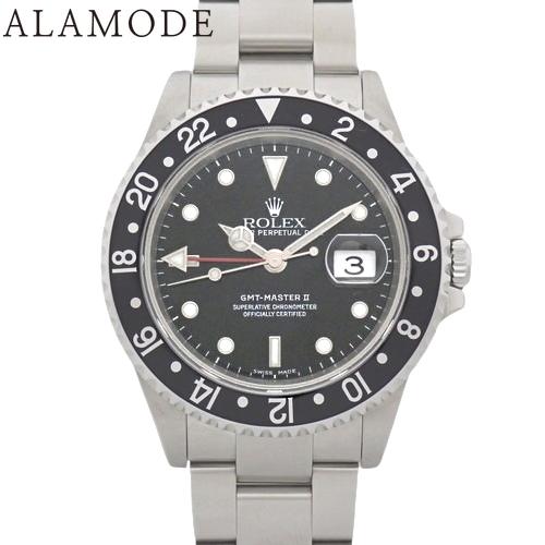 【保証書付】ロレックス 16710 GMTマスター 2 SS ステンレス P番(2000年) 腕時計...