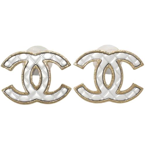 CHANEL(シャネル) ココマーク ピアス メタル(ＧＰ) アクセサリー シルバー銀 シャンパンゴ...