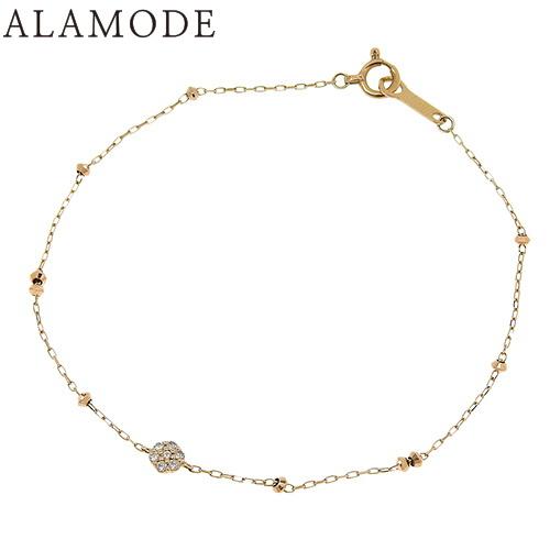 4℃(ヨンドシー) ダイヤ ブレスレット K18 ピンクゴールド PG アクセサリー ジュエリー 7...