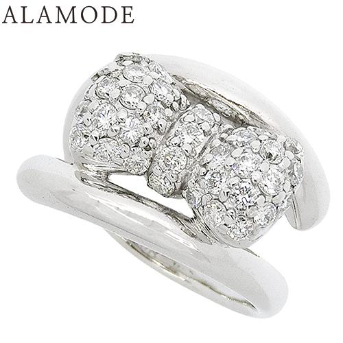 Ponte Vecchio(ポンテヴェキオ) ダイヤモンド パヴェ リボン ダイヤモンド K18 W...