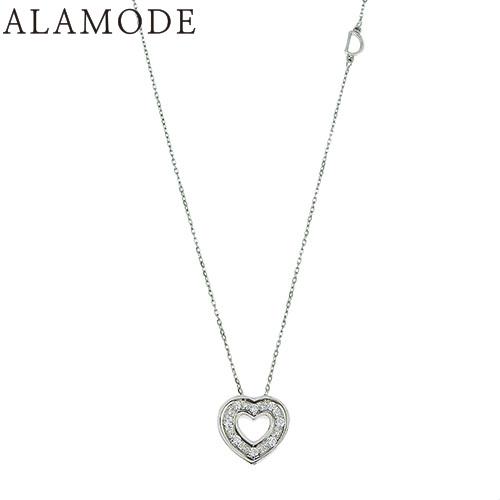 Damiani(ダミアーニ) ベルエポック ダイヤモンド ハート ネックレス K18 ホワイトゴール...