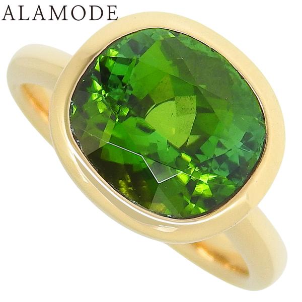 T4.77 トルマリン リング K18 イエローゴールド YG リング・指輪 アクセサリー ジュエリ...