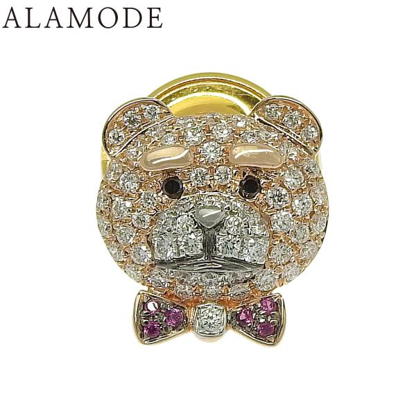 D0.36/R0.03/BD0.01 ボウタイテッド ピンブローチ ピンクゴールド K18PG ビジ...