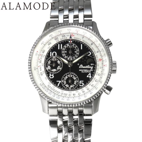 【保証書付】ブライトリング ナビタイマーモンブリラン オリンパス  A19350  SS 自動巻き ...