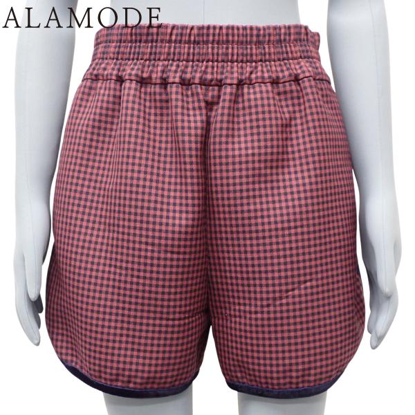 フェンディ ギンガムチェック ハーフパンツ パンツ 2020年 ボトムス 38 ウール ネイビー紺 ...