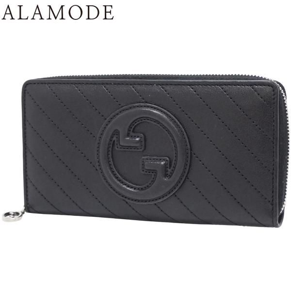 GUCCI(グッチ) グッチ ブロンディ ジップアラウンド ウォレット ロングウォレット レザー ブ...