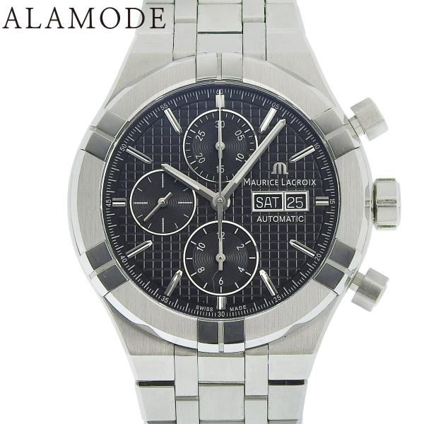 モーリス・ラクロア アイコン オートマティック AI6038-SS002-330-1 SS ブラック...