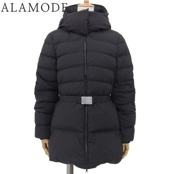 バーバリー ベルテッドダウン パファージャケット ダウン/ファージャケット M ポリエステル 黒 B...