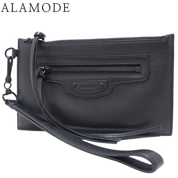 BALENCIAGA(バレンシアガ) ネオクラシック クラッチバッグ セカンドバッグ レザー ブラッ...