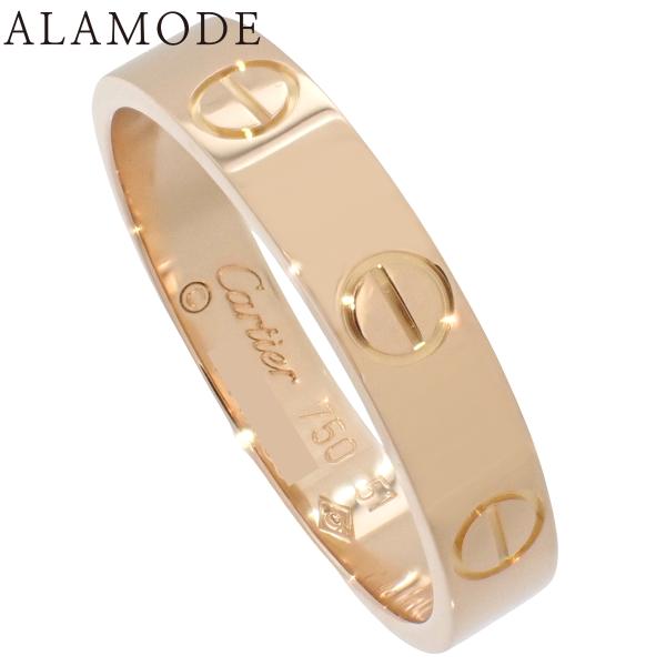 CARTIER(カルティエ) ラブコレクション ミニ LOVE リング ピンクゴールド K18PG ...