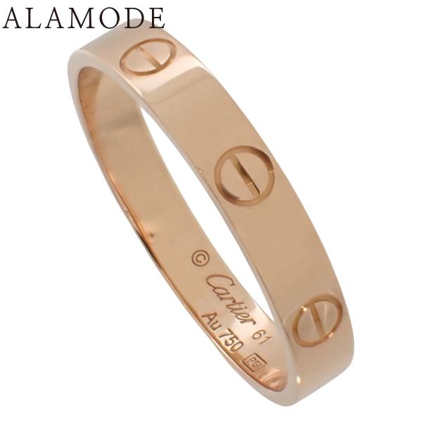 CARTIER(カルティエ) ラブコレクション ミニ LOVE リング K18PG 3.6g 指輪 ...