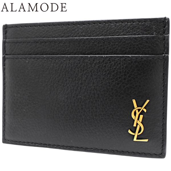 SAINT LAURENT PARIS(サンローランパリ) タイニー カサンドラ カードケース グレ...