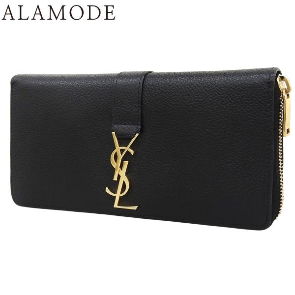 SAINT LAURENT PARIS(サンローランパリ) ラウンドジップ ロングウォレット カサン...
