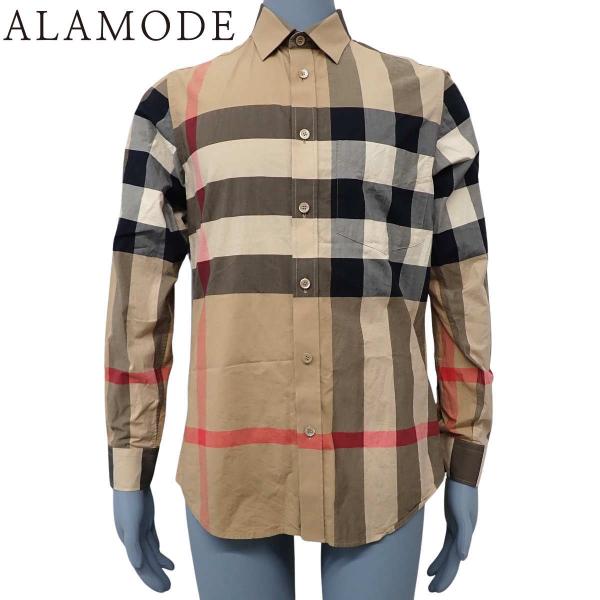 BURBERRY(バーバリー) チェックシャツ ブラウス 長袖 トップス アパレル S コットン ベ...