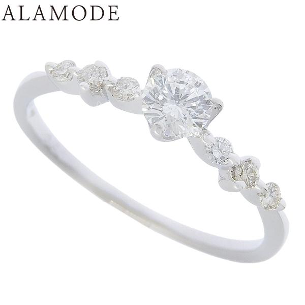 D0.30,0.12 ダイヤモンド リング ホワイトゴールド K18WG 1.6g 指輪 ジュエリー...