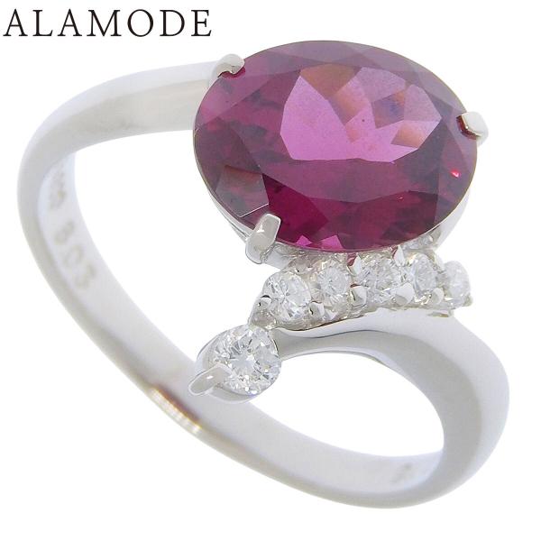 RG3.03/D0.16 ロードライトガーネット ダイヤモンド リング プラチナ Pt900 5.2...