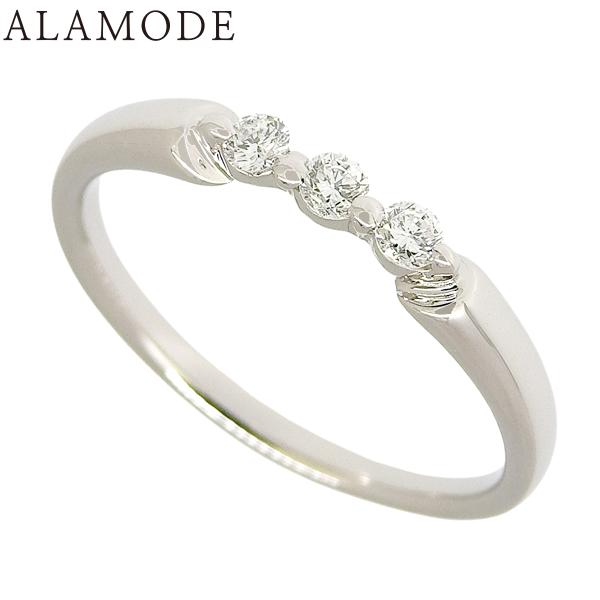 D0.12 3PD ダイヤモンド リング プラチナ Pt900 2.5g 指輪 ジュエリー 9.5(...