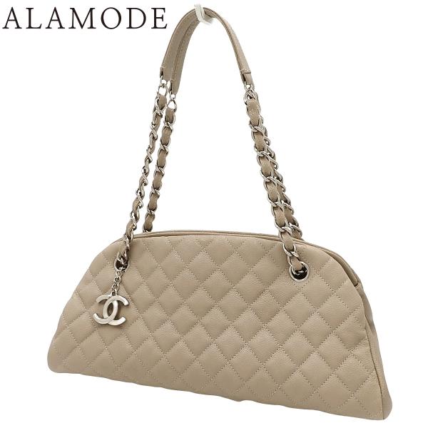 CHANEL(シャネル) マトラッセ マドモアゼル ボーリングバッグ  チェーンショルダー キャビア...