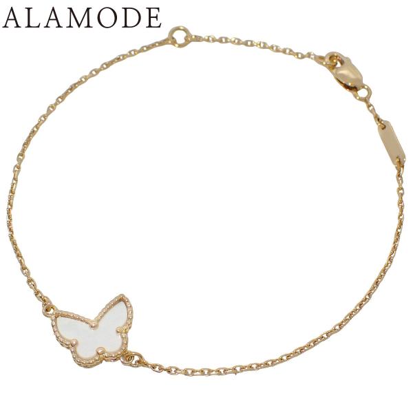 ヴァンクリーフ＆アーペル スウィート パピヨン ブレスレット マザー オブ パール K18YG 2....