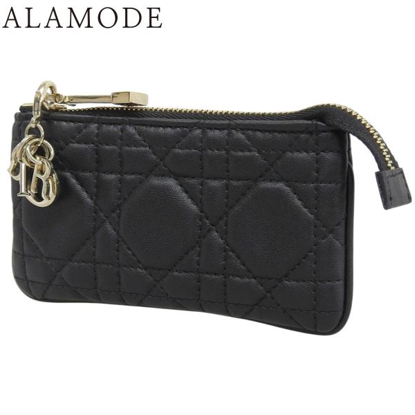 Dior(クリスチャン・ディオール) カナージュ レディディオール ジップコインケース ミニ財布 ラ...