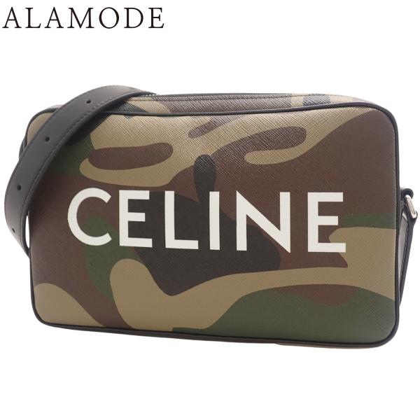 CELINE(セリーヌ) カモフラージュ ミディアム メッセンジャーバッグ ショルダー PVC レザ...