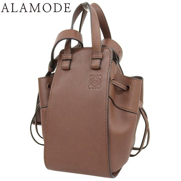 LOEWE(ロエベ) ハンモック ドローストリング ミニ ショルダーバッグ 2WAY ミニバッグ カ...