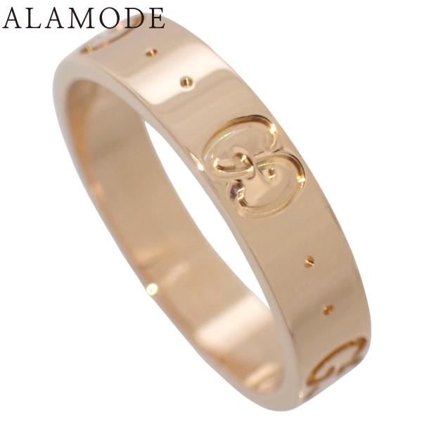 GUCCI(グッチ) アイコン リング K18PG 3.6g 指輪 アクセサリー ジュエリー 9.5...
