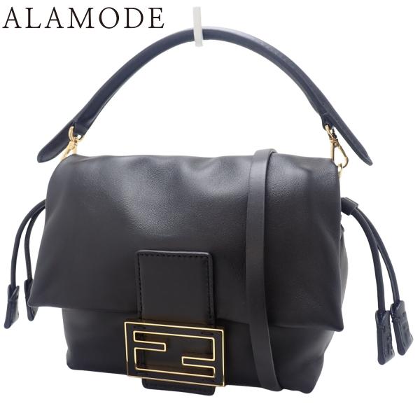 FENDI(フェンディ) Mamma Baguette スモール ハンドバッグ マンマバッグ レザー...