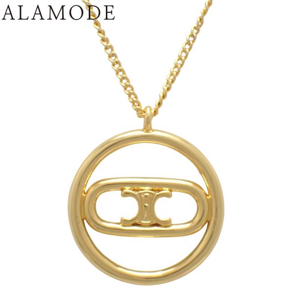 CELINE(セリーヌ) トリオンフ マイヨン サークルネックレス メタル(GP) ネックレス アク...